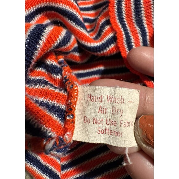 Vintage Garland Y2k Tube Top Striped Goth Grunge Sz S-M-L Girly Punk Strapless - Picture 2 of 8